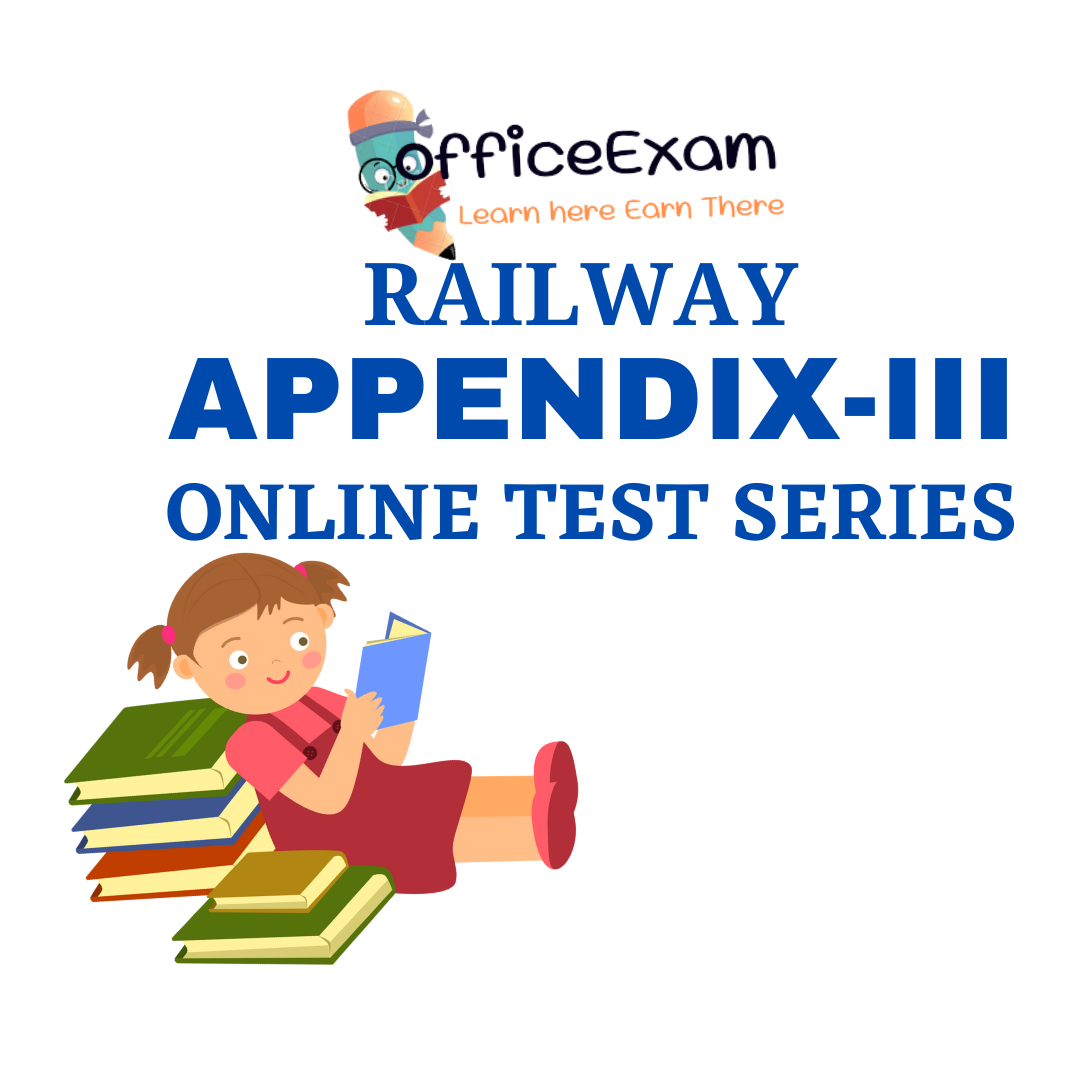Railway appendix-III online test