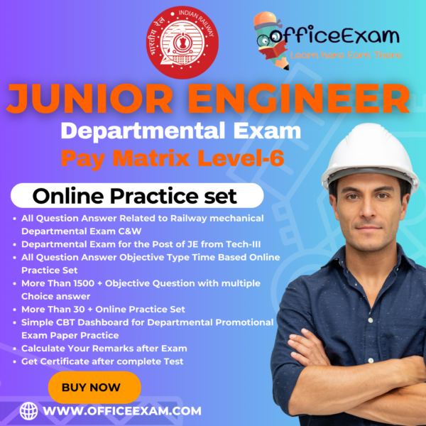 Railway Mechanical Department C&W Junior Engineer