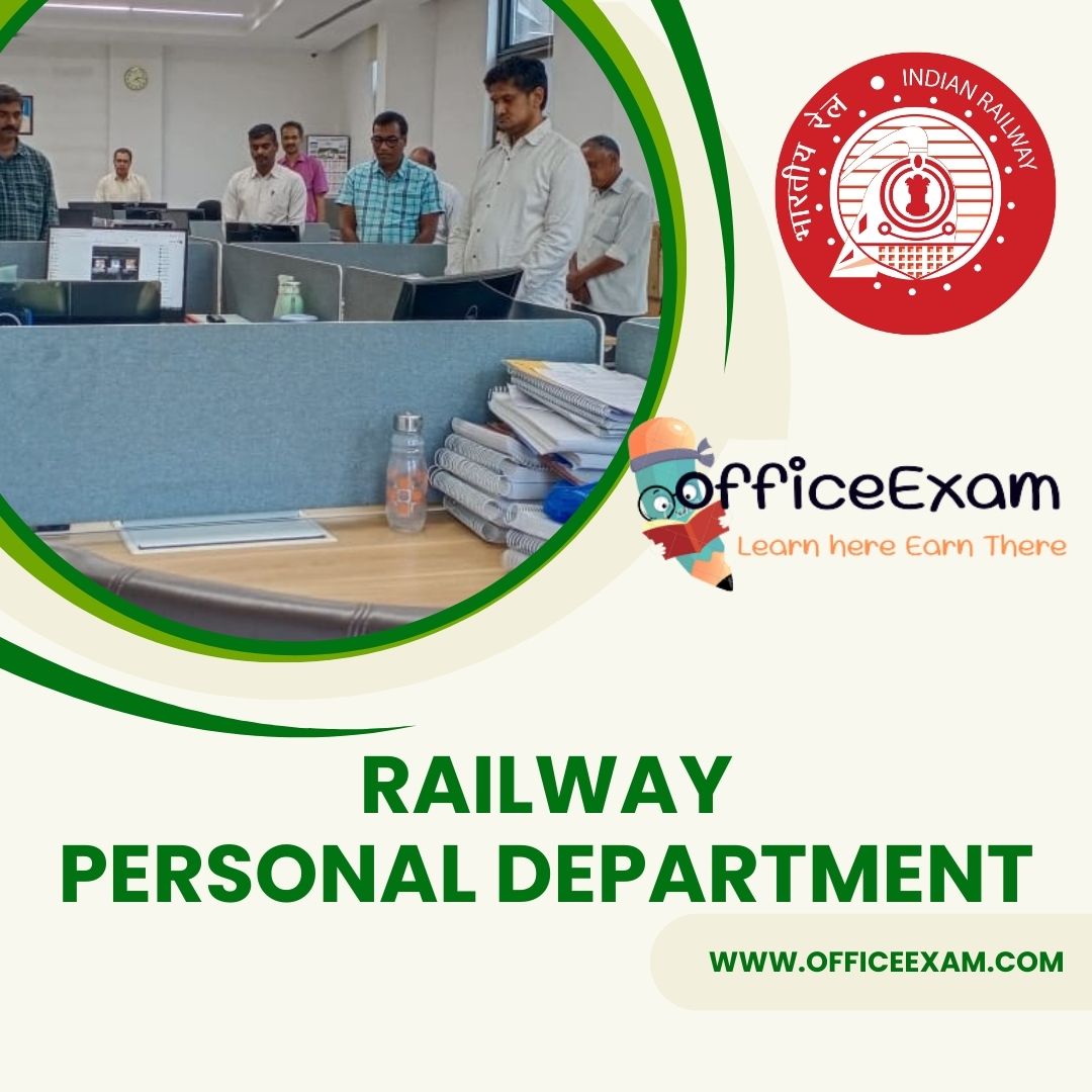 RAILWAY PERSONAL DEPARTMENT PROMOTIONAL DEPARTMENTAL EXAM BY OFFICEEXAM