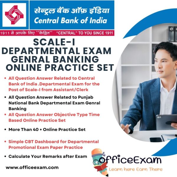 CENTRAL BANK OF INDIA PROMOTIONAL SCALE-I