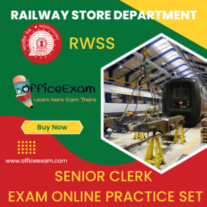 Railway Store RWSS Departmental Exam ONLINE PRACTICE SET