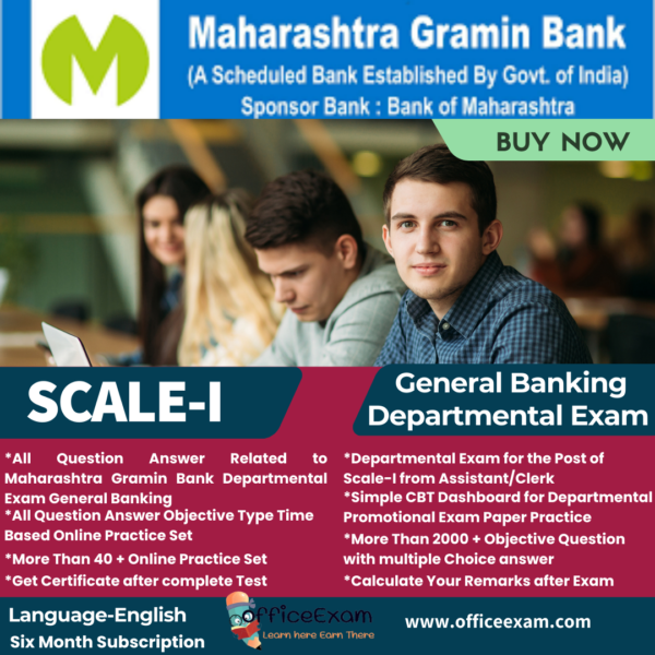 MAHARASHTRA GRAMIN BANK SCALE-I