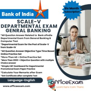 BANK OF INDIA SCALE-V