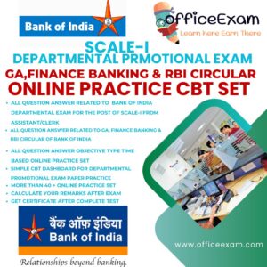 Bank of India SCALE-I