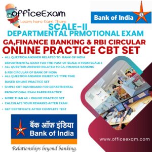 Bank of India SCALE-II