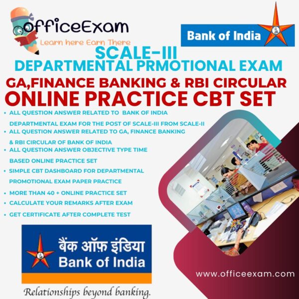 Bank of India SCALE-III